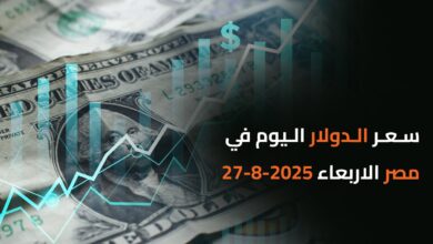 سعر الدولار اليوم في مصر الاربعاء 2025-8-27
