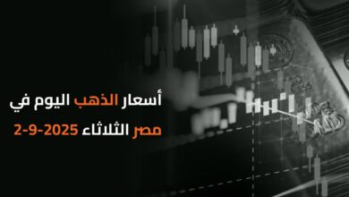 أسعار الذهب اليوم في مصر الثلاثاء 2025-9-2