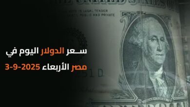 سعر الدولار اليوم في مصر الأربعاء 2025-9-3