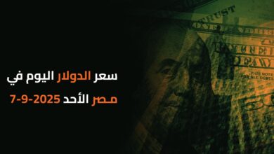 سعر الدولار اليوم في مصر الأحد 2025-9-7