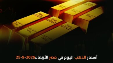 أسعار الذهب اليوم في مصر الأربعاء 2025-9-24