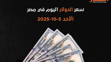 سعر الدولار اليوم في مصر الأحد 5-10-2025