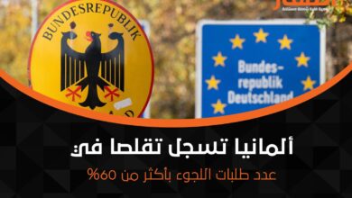 ‎ألمانيا تسجل تقلصا في عدد طلبات اللجوء بأكثر من 60%