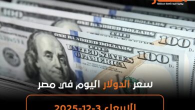 سعر الدولار اليوم