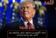 نصف الأوروبيين يصفون ترامب والخوف من الحرب مع روسيا يتصاعد