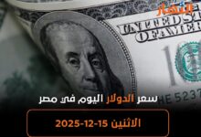 سعر الدولار اليوم