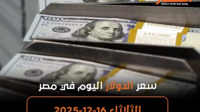 سعر الدولار اليوم