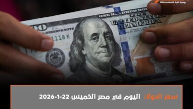 سعر الدولار اليوم